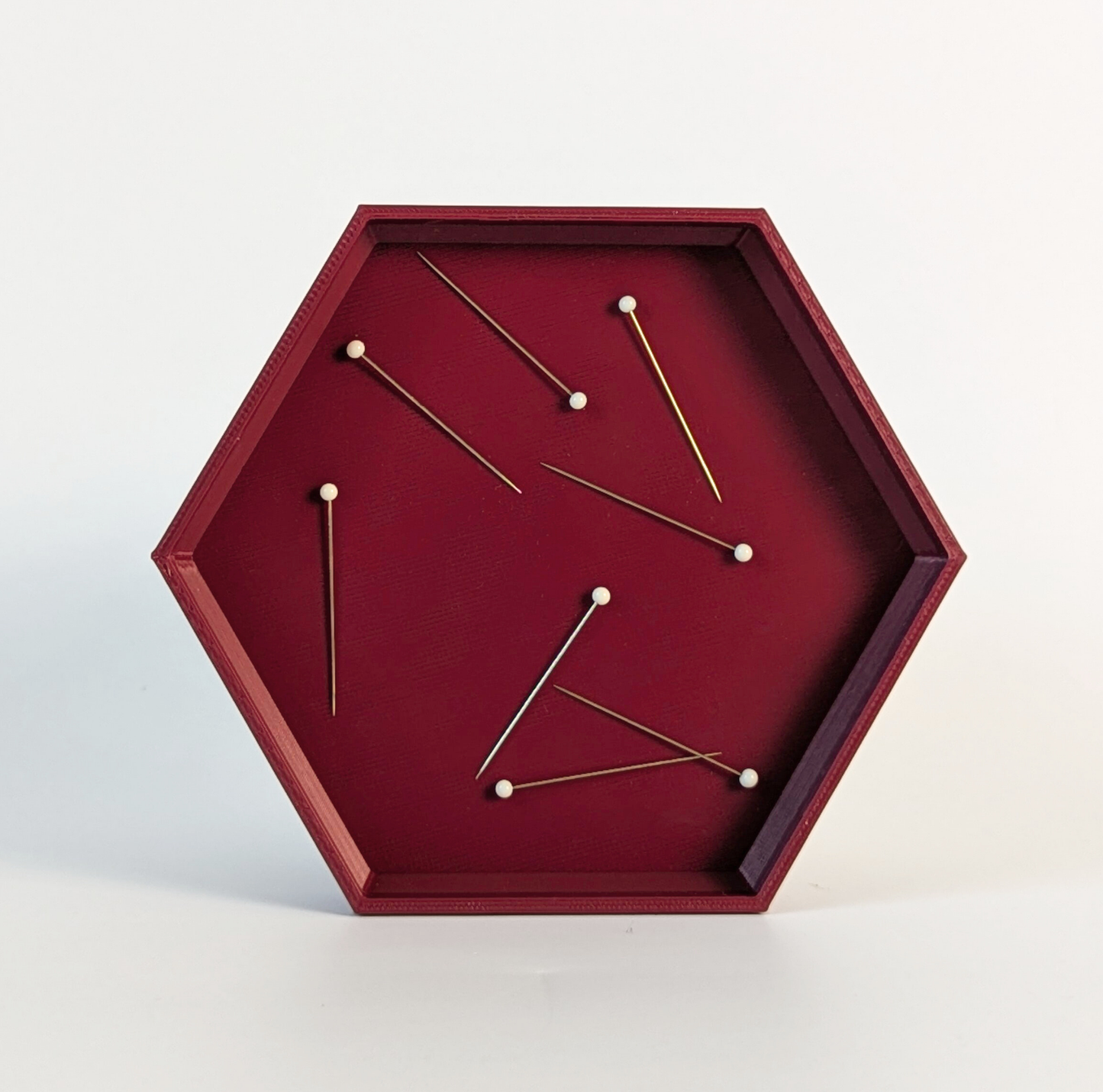 Hexagon Magnetic Sewing Pin Dish