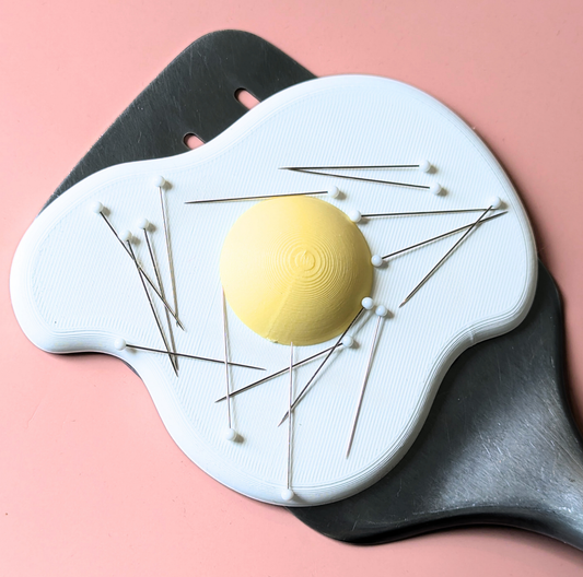 Fried Egg Magnetic Sewing Pin Dish