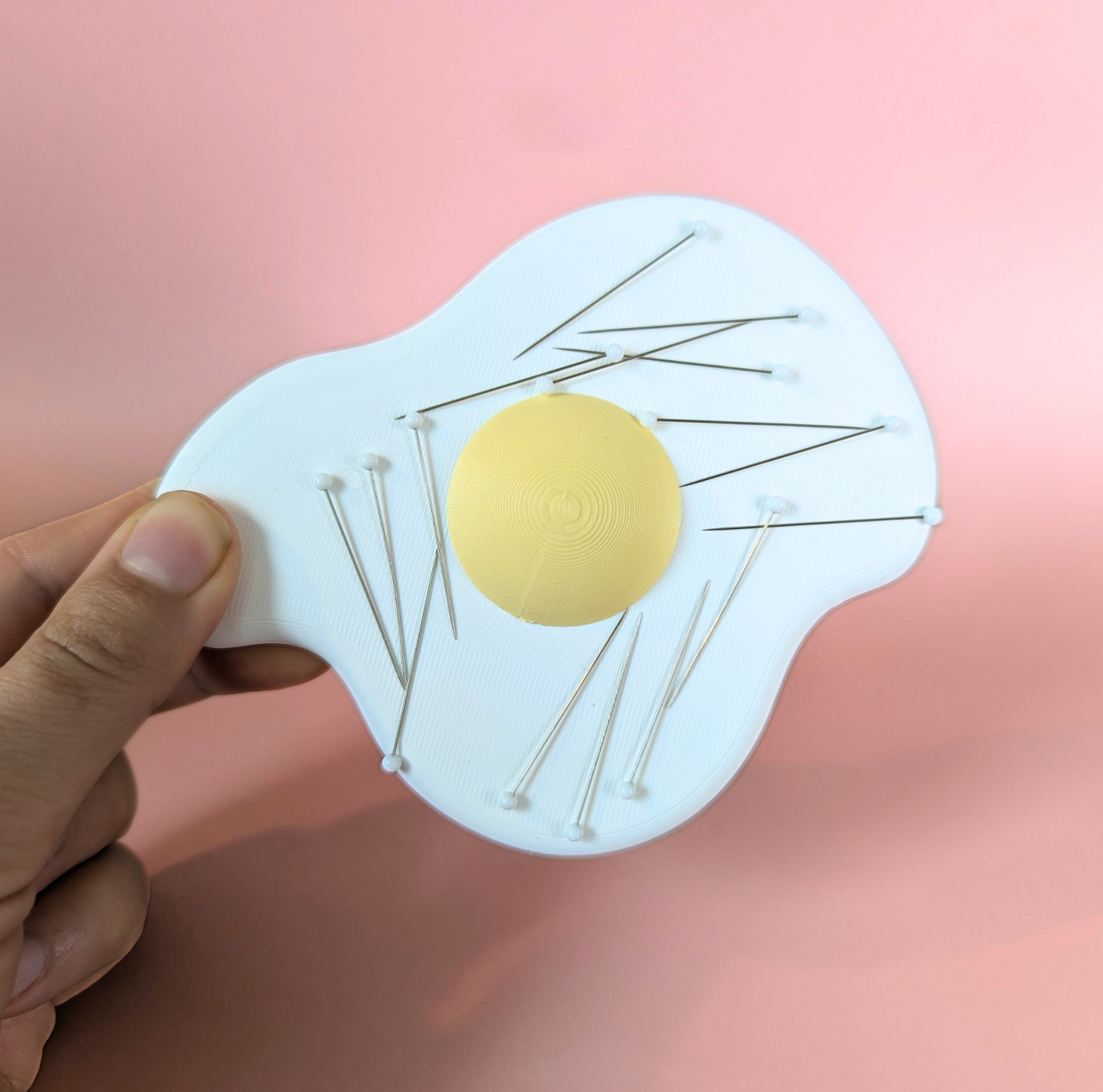 Fried Egg Magnetic Sewing Pin Dish