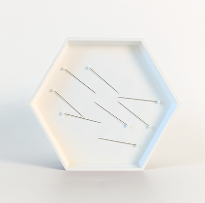 Hexagon Magnetic Sewing Pin Dish