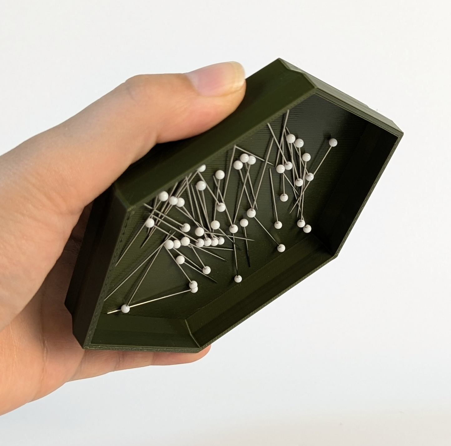 Hexagon Magnetic Sewing Pin Dish