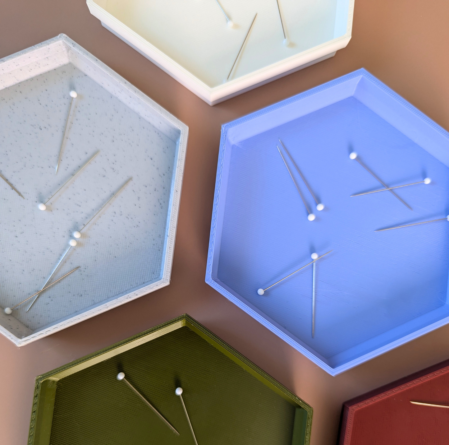 Hexagon Magnetic Sewing Pin Dish