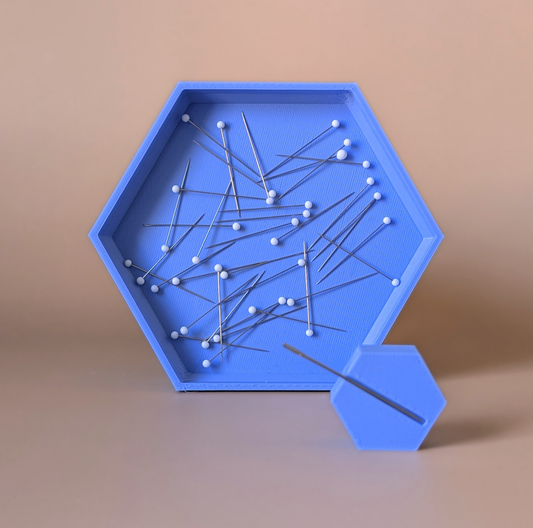 Hexagon Magnetic Sewing Pin Dish & Needle Minder