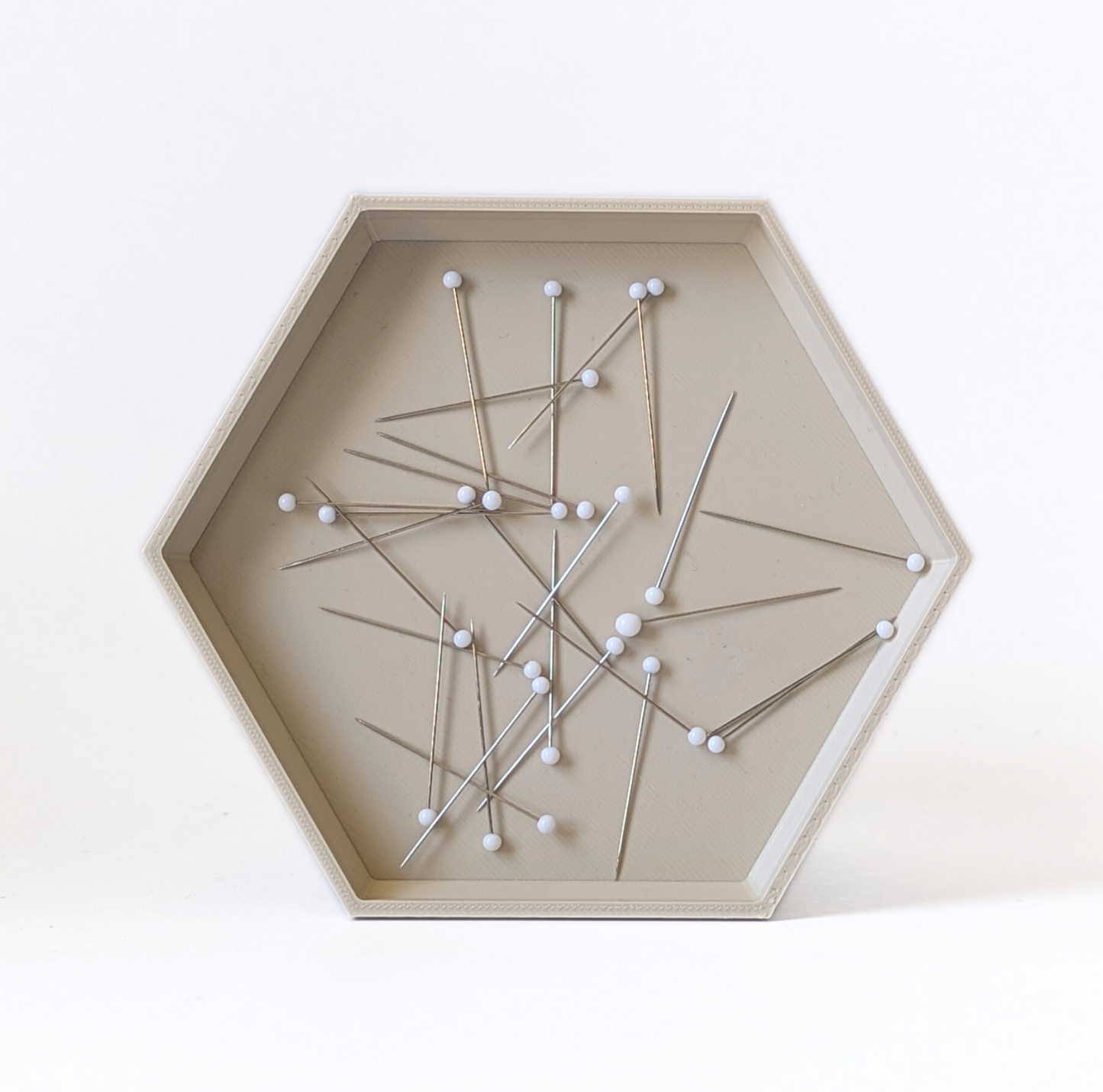 Hexagon Magnetic Sewing Pin Dish
